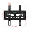 ANZOAT 25KG Adjustable TV Wall Mount Brackets Flat Panel TV Frame Support 15 Degrees Tilt with Level for 14-42 Inch LCD LED Monitor view 3