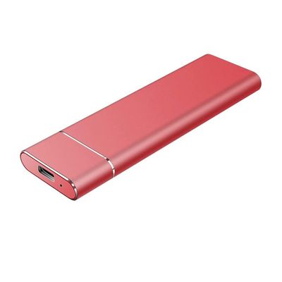 A1DFDFGOQSFG External Hard Drives SSD External Hard Drive USB 3.1 Type C 500GB 1TB 2TB Portable Solid State External Drive (Color : Gray, Size : 2TB) (Red 1TB)