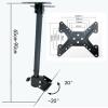 ANZOAT Steel 200X200 30" 27inch 32inch 20 tilt Down tv Wall Mount LCD Ceiling Bracket led Stand Plasma tv Holder view 4
