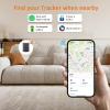 SMART CC Men Wallet with Tracker Slim Pop Up Card Holder 6-7 Cards, Work with Apple Findy(iOS only), Wallet Tracker with Money Clip(Black&Orange iOS only) view 2