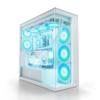 ARCTIC Xtender VG (White) with Vertical GPU Mount - PC Case, Tempered Panorama Glass, 2 x 420 mm Radiator Support, Full Tower, Big Tower, E-ATX, 5X A-RGB Fans pre-Mounted - White view 1