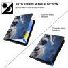 Oil Painting of Schnauzer Dog Case Compatible with iPad 10th 9th 8th 7th Generation Shockproof Protector Holder Cover Stand view 3