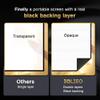 200 inch Projector Screen Upgraded- Black Backing, Straight Edges, Foldable, Washable and Wrinkle-Free - for Indoor Home Theater and Outdoor Cinema -White 16:9 by IOLIEO view 2