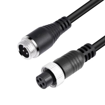 4 Pin Backup Camera Extension Cable, Dash Cam Rear View Camera Extension Cord, Reverse Camera Extension Wire (15m / 49.2ft)