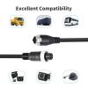 4 Pin Backup Camera Extension Cable, Dash Cam Rear View Camera Extension Cord, Reverse Camera Extension Wire (15m / 49.2ft) view 2
