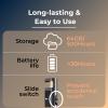 Digital Voice Recorder with Voice Activated Recording & Playback, 3072kbps Audio Recorder Dictaphone, Aluminum Alloy Body with 64GB Storage for Lectures, Meetings,Interviews by FoCase Rec view 4