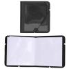 28 Pockets Photo Album for Square W210 W300 W400 Camera Film, Retro PU Leather Photo Album Book with Strap for Instant Camera Films (Black) view 1
