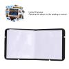 28 Pockets Photo Album for Square W210 W300 W400 Camera Film, Retro PU Leather Photo Album Book with Strap for Instant Camera Films (Black) view 2