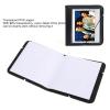 28 Pockets Photo Album for Square W210 W300 W400 Camera Film, Retro PU Leather Photo Album Book with Strap for Instant Camera Films (Black) view 3