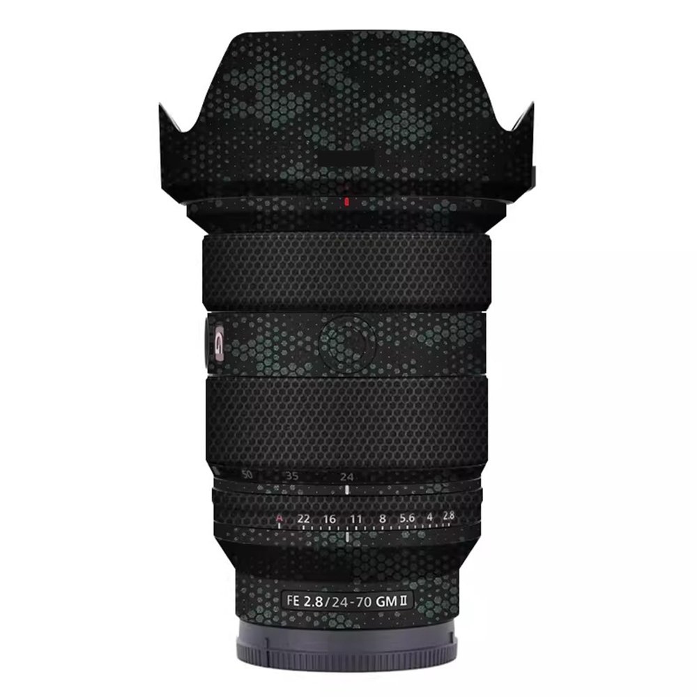Skin Lens Camera Skin Wrap Vinly Protecticve Sticker for Sony FE 24-70mm F2.8 GM II Photography Accessories FE 2.8/24-70 GM II 2.8(Mamba Green)