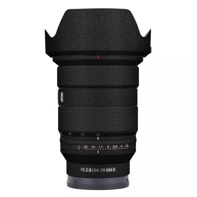Skin Lens Camera Skin Wrap Vinly Protecticve Sticker for Sony FE 24-70mm F2.8 GM II Photography Accessories FE 2.8/24-70 GM II 2.8(Frosted Black)