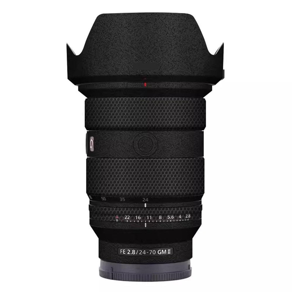 Skin Lens Camera Skin Wrap Vinly Protecticve Sticker for Sony FE 24-70mm F2.8 GM II Photography Accessories FE 2.8/24-70 GM II 2.8(Frosted Black)