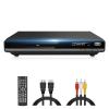 DVD Player Region Free DVD Players for TV, 1080P Upscaling, USB Input, HDMI RCA Cable Included, Breakpoint Memory, Built-in PAL NTSC, DVD CD Player for Home Plays Multi-Format (Model-168 Non-Blu-ray) view 1