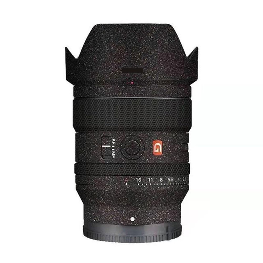 Camera Lens Vinyl Wrap Film Sticker for Sony FE 24mm F1.4 GM Full Body Protective Skin Anti-Scratch Protector Coast Decal FE 1.4/24 GM 24 1.4(Starry Black)