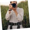 Mikikit 1pc Camera Waist Holder Multi-function Photography Belt Strap for Photographers Breathable Black Color for Outdoor Use view 3