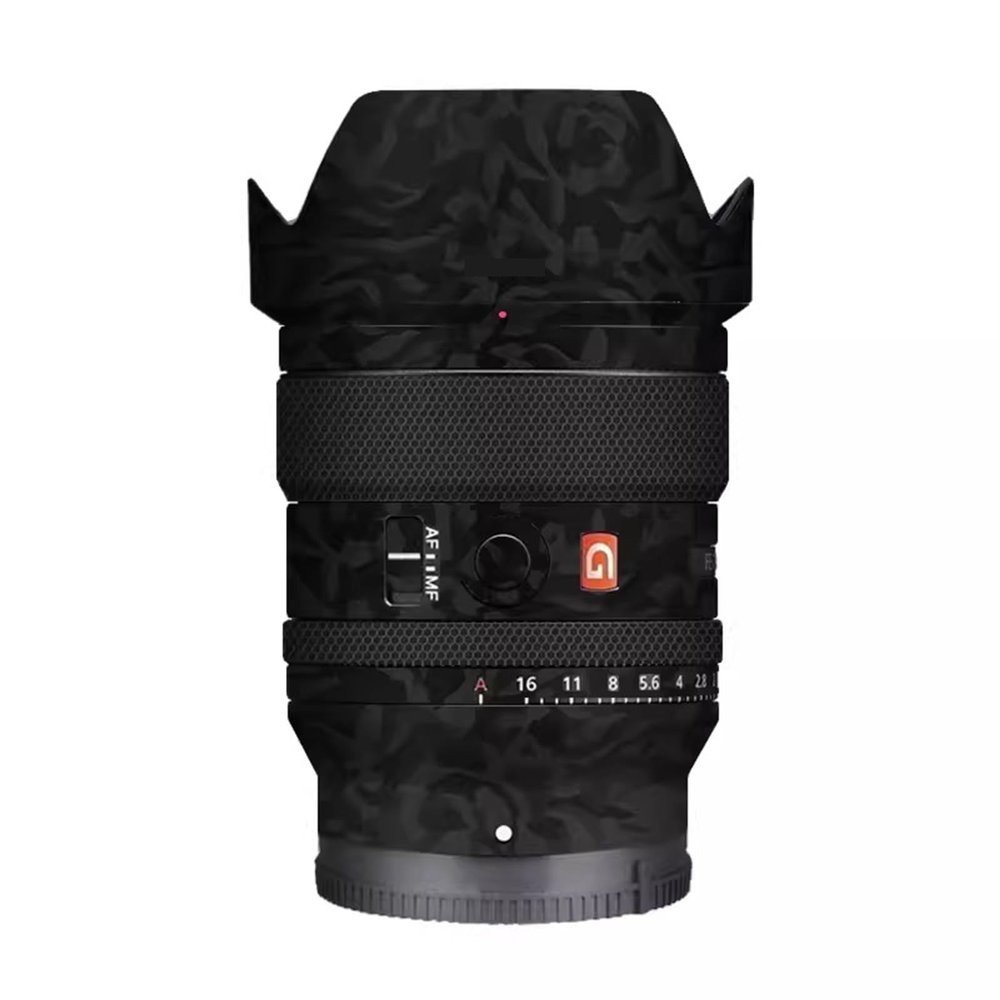 Camera Lens Vinyl Wrap Film Sticker for Sony FE 24mm F1.4 GM Full Body Protective Skin Anti-Scratch Protector Coast Decal FE 1.4/24 GM 24 1.4(Shadow Camo Black)