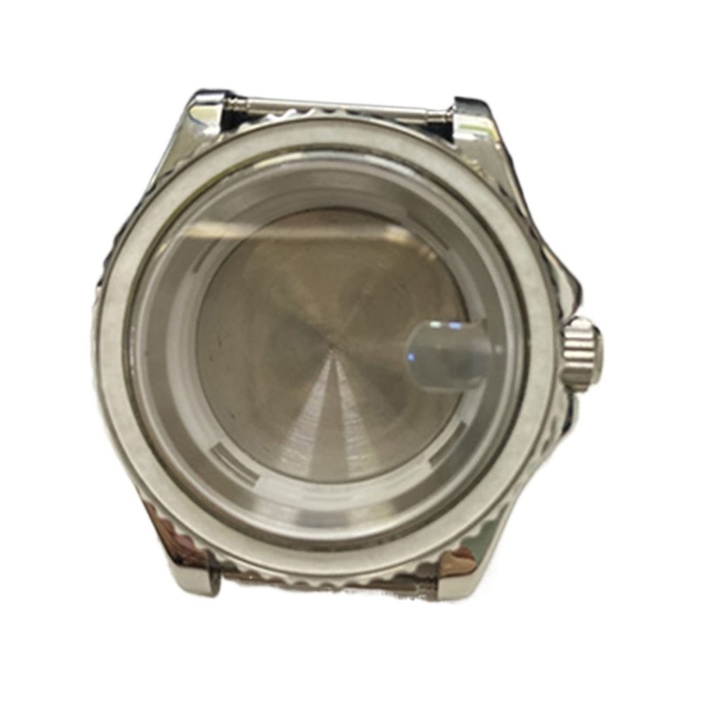 LFVFGHARAL Replacement 40MM Stainless Steel Watch Case Compatible with Miyota 8215 8200 821A Automatic Mechanical Movement Compatible with Mingzhu 2813 Watch Cover Watch case(No Ring)