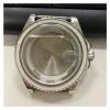 LFVFGHARAL Replacement 40MM Stainless Steel Watch Case Compatible with Miyota 8215 8200 821A Automatic Mechanical Movement Compatible with Mingzhu 2813 Watch Cover Watch case(No Ring) view 2