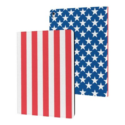4th of July American Flag Case Compatible with iPad 10th 9th 8th 7th Generation Shockproof Protector Holder Cover Stand