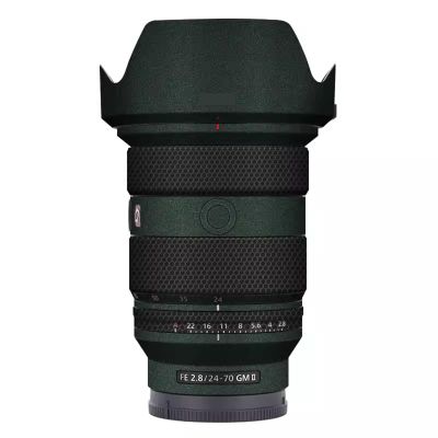 Skin Lens Camera Skin Wrap Vinly Protecticve Sticker for Sony FE 24-70mm F2.8 GM II Photography Accessories FE 2.8/24-70 GM II 2.8(Turquoise Green)