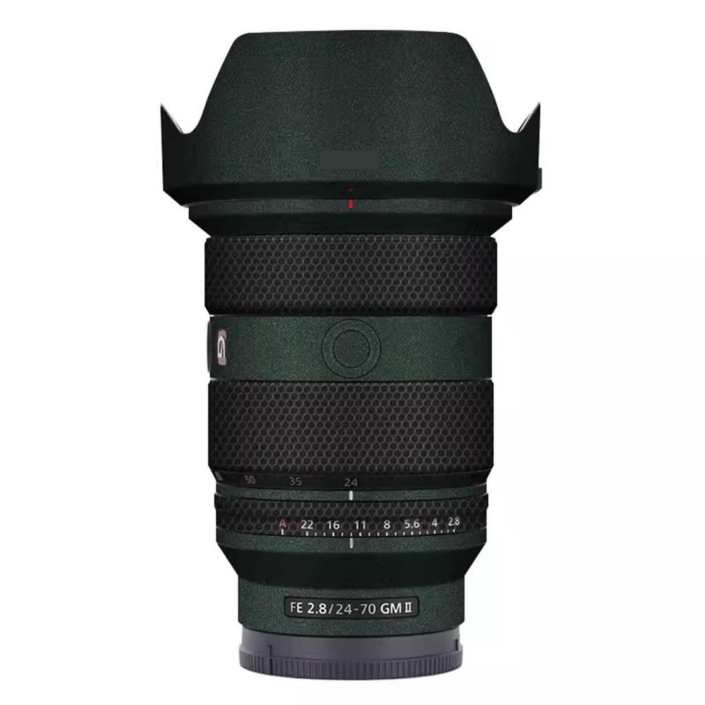 Skin Lens Camera Skin Wrap Vinly Protecticve Sticker for Sony FE 24-70mm F2.8 GM II Photography Accessories FE 2.8/24-70 GM II 2.8(Turquoise Green)
