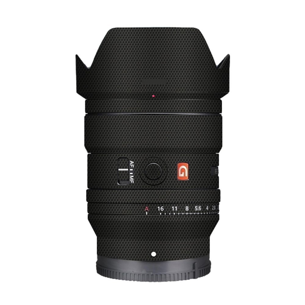 Camera Lens Vinyl Wrap Film Sticker for Sony FE 24mm F1.4 GM Full Body Protective Skin Anti-Scratch Protector Coast Decal FE 1.4/24 GM 24 1.4(Matrix Black)
