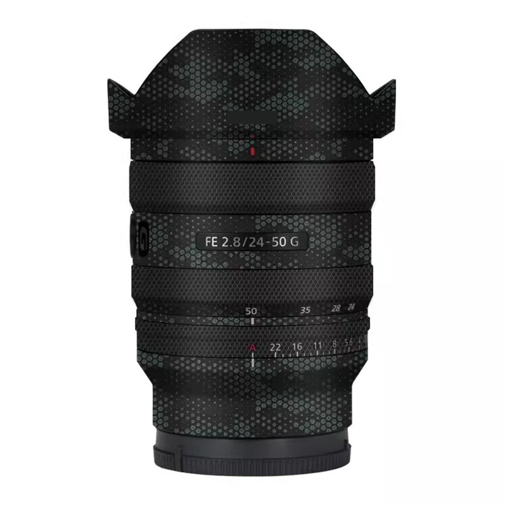 Camera Skin Wrap Lens Skins Protector for Sony FE 24-50mm F2.8 G Anti-Scratch Coat Wrap Cover Sticker FE 2.8/24-50 G 2.8(Mamba Green)