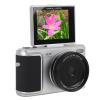 4K 64MP Digital Camera for Selfie, Auto Focus Vlogging Camera, with 16X Digital Zoom, Flash, 2.8 Inch 180 Flip Screen, Compact Retro Camera (Silver) view 1