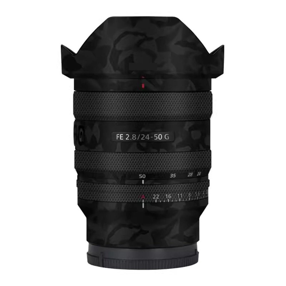Camera Skin Wrap Lens Skins Protector for Sony FE 24-50mm F2.8 G Anti-Scratch Coat Wrap Cover Sticker FE 2.8/24-50 G 2.8(Shadow Camo Black)