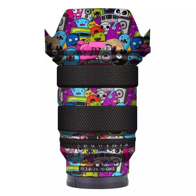 Skin Lens Camera Skin Wrap Vinly Protecticve Sticker for Sony FE 24-70mm F2.8 GM II Photography Accessories FE 2.8/24-70 GM II 2.8(Graffiti Pink)