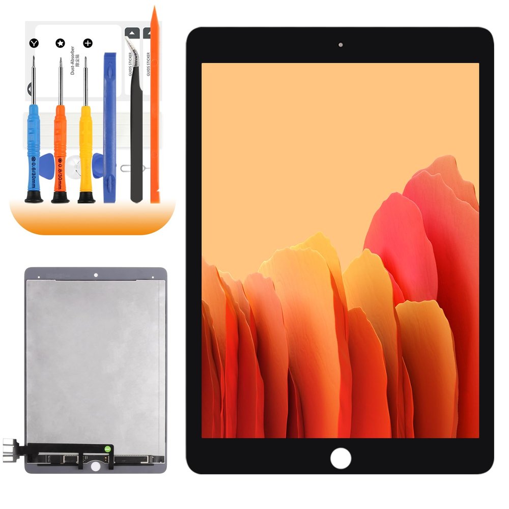 AGCUT for iPad Pro 9.7 2016 Screen Replacement iPad Pro 9.7 A1673 LCD Display A1675 A1674 LCD Replacement Touch Screen Digitizer Repair Parts (Black)