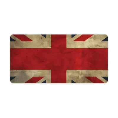 Large Mousepad Extended Gaming Mousepad Non Slip Base Waterproof Desk Mat with Stitched Edges British Flag MouseMat Keyboard Mat for Home Office 30x60cm