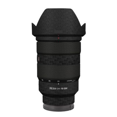 Lens Skin Vinyl Wrap Film Camera Protective Sticker Protector Coat for Sony FE 24-70mm F2.8 GM Photography Accessories FE 2.8/24-70 GM 2.8(Honeycomb Black)