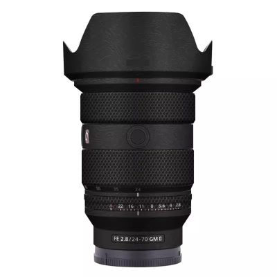 Skin Lens Camera Skin Wrap Vinly Protecticve Sticker for Sony FE 24-70mm F2.8 GM II Photography Accessories FE 2.8/24-70 GM II 2.8(Contour Black)