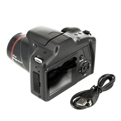 16MP Digital Camera, 1080P, 16X Zoom, 2.4 Inch Screen, Telephoto Digital Fixed Lens 16X Zoom AV Interface