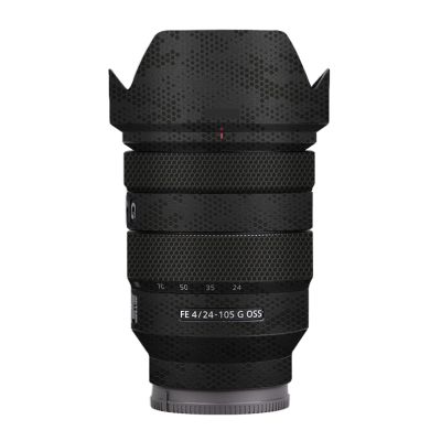 for Sony FE 24-105mm F4 G Camera Lens Sticker Coat Wraps Film Protector Vinyl Decal Skin FE 4/24-105 G OSS 4(Mamba Black)