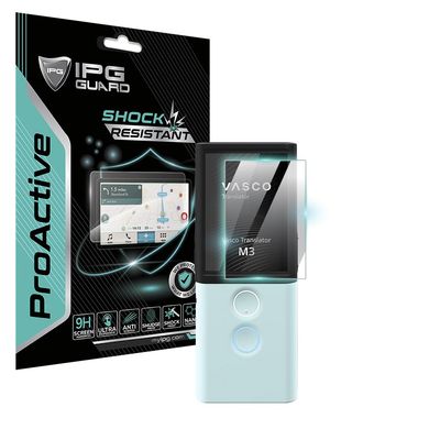 IPG ProActive Made for VASCO Touchscreen Display 9H Hardness Screen Protector Smooth Glass Touch Ultra Responsive High Clarity Anti Scratch Smudge (Vasco M3)