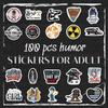 100 Pcs Blue Collar Stickers, Funny Hard Hat Stickers Waterproof Vinyl for Helmet, Cars, Tool Box, Phone, Water Bottle, Luggage, Laptop, Adults Men view 3