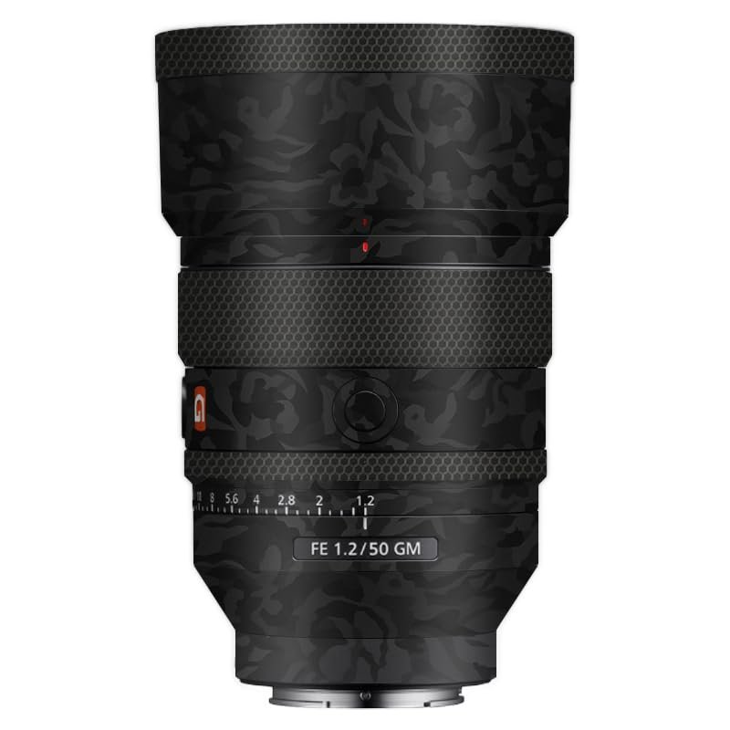 Camera Lens Protector Coat for Sony FE 50mm F1.2 GM Protective Film Body Vinly Wrap Skin Premium Sticker Photography Decal FE 1.2/50 GM 50 1.2(Shadow Camo Black)