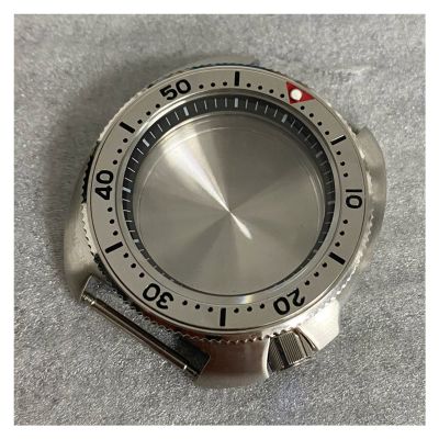 LFVFGHARAL 41MM Sapphire Glass Mirror Watch Case for NH35/NH36 Automatic Movement (Handle at 4.2) Modification Part Watch case(Black Letter)