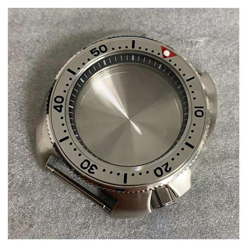LFVFGHARAL 41MM Sapphire Glass Mirror Watch Case for NH35/NH36 Automatic Movement (Handle at 4.2) Modification Part Watch case(Black Letter)