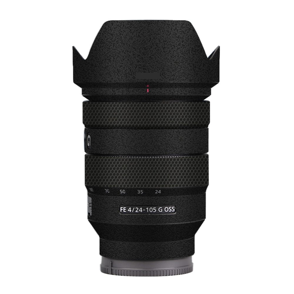 for Sony FE 24-105mm F4 G Camera Lens Sticker Coat Wraps Film Protector Vinyl Decal Skin FE 4/24-105 G OSS 4(Frosted Black)