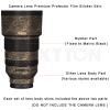 Anti-Scratch Camera Lens Sticker Coat for Sony FE 135mm F1.8 GM Vinyl Wrap Protective Film Body Protector Skin FE1.8/135 GM 135 1.8(Honeycomb Black) view 3