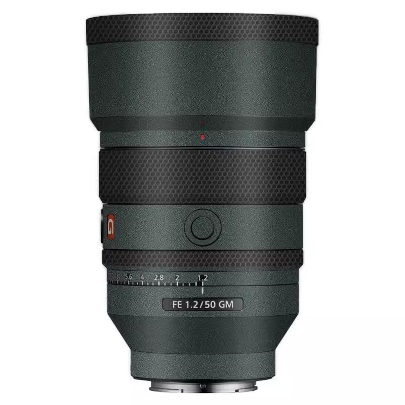 Camera Lens Protector Coat for Sony FE 50mm F1.2 GM Protective Film Body Vinly Wrap Skin Premium Sticker Photography Decal FE 1.2/50 GM 50 1.2(Turquoise Green)