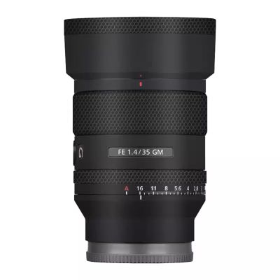 Lens Cap Skin Anti-Scratch Camera Sticker Protective Wrap Film for Sony FE 35mm F1.4 GM Body Protector Decal FE 1.4/35 GM 35 1.4(Matte Black)