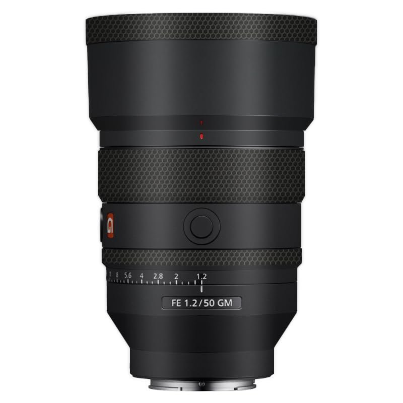 Camera Lens Protector Coat for Sony FE 50mm F1.2 GM Protective Film Body Vinly Wrap Skin Premium Sticker Photography Decal FE 1.2/50 GM 50 1.2(Matte Black)