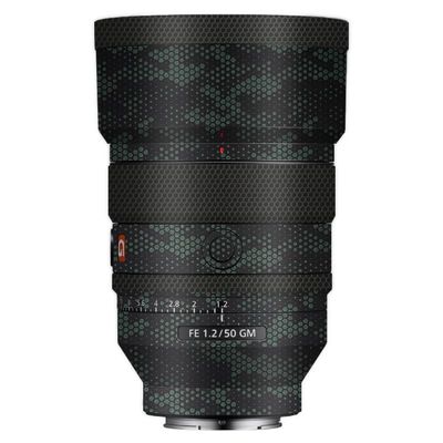 Camera Lens Protector Coat for Sony FE 50mm F1.2 GM Protective Film Body Vinly Wrap Skin Premium Sticker Photography Decal FE 1.2/50 GM 50 1.2(Mamba Green)