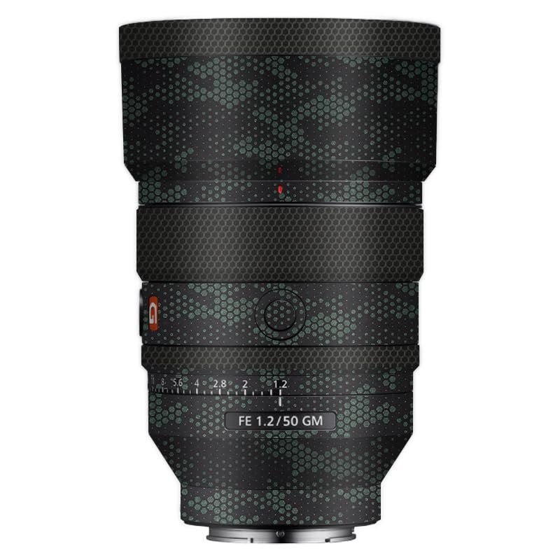 Camera Lens Protector Coat for Sony FE 50mm F1.2 GM Protective Film Body Vinly Wrap Skin Premium Sticker Photography Decal FE 1.2/50 GM 50 1.2(Mamba Green)