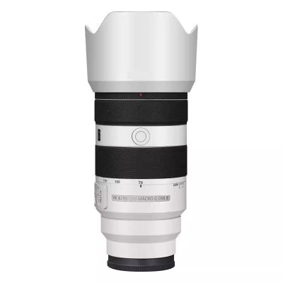 Skin Lens Camera Accessories Vinyl Wrap Body Protective Film Sticker for Sony FE 70-200mm F4 GM II Protector Decals FE 4/70-200 Macro G OSS II 4(Matte White)