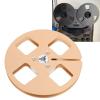 1/4 5 Inch Empty Tape Reel, 4 Hole Aluminum Alloy Empty Reel for NAGRA for Studer Take Up Reel to Reel Recorder Small Hub Long Play Analog Recording Tape Reel (Gold) view 4